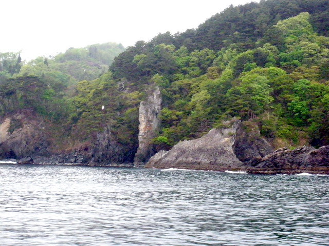 浄土ヶ浜遊覧船から