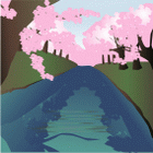 桜イラスト・クリックすれば似た写真が出ます