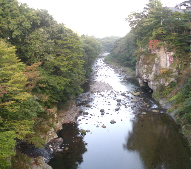 仙台・秋保温泉磊々峡上流